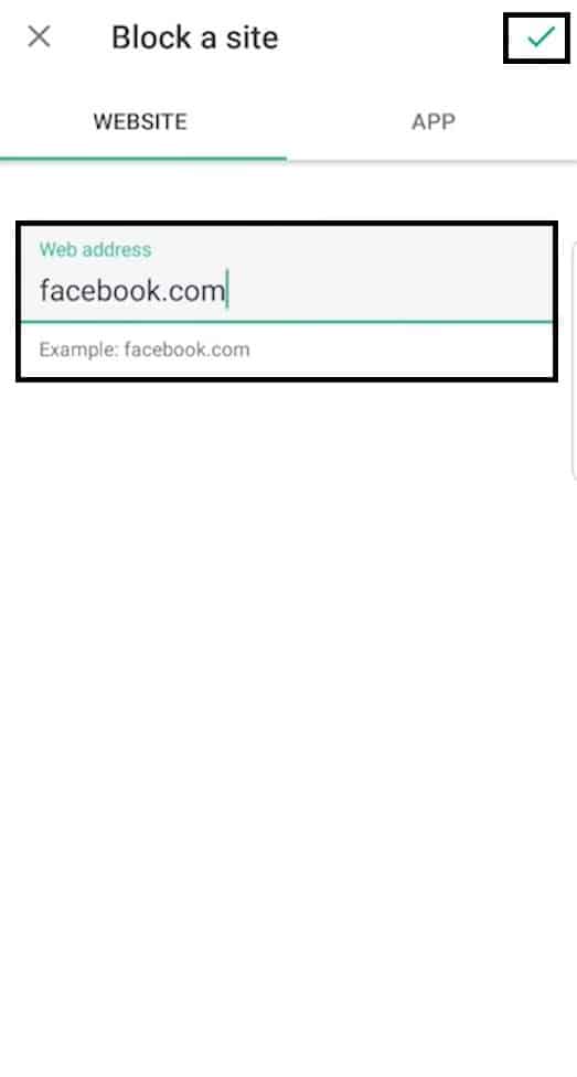 How to Block a Website on android