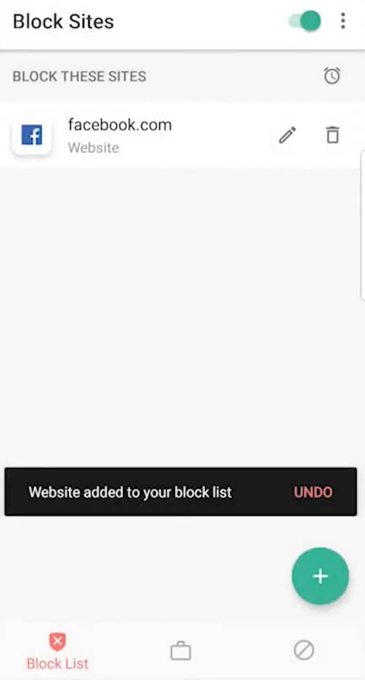 How to Block a Website on android