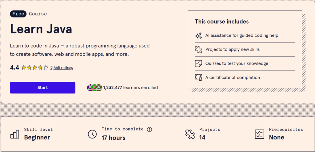 learn java programming language