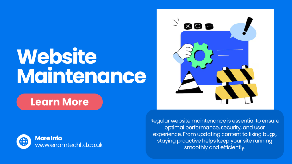 website maintenance